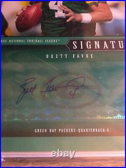 05 UD Signature Portraits Brett Favre Ahman Green Dual Auto 19/45 8x10 Packers