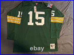 100% Authentic 1969 Green Bay Packers Bart Starr Mitchell Ness Jersey 56 3XL NWT