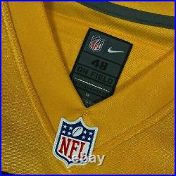 100% Authentic Aaron Rodgers Nike Packers Elite Jersey Size 48 XL Mens
