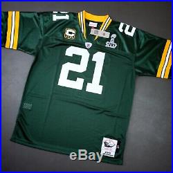100% Authentic Charles Woodson Mitchell Ness 2010 Packers Jersey Size 40 M Mens