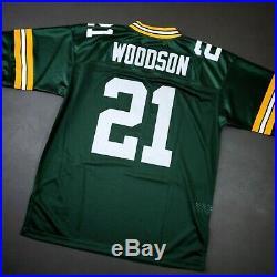 100% Authentic Charles Woodson Mitchell Ness 2010 Packers Jersey Size 40 M Mens