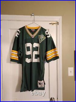 100% Authentic Mitchell & Ness Reggie White 1993 Green Bay Packers Jersey 48 XL