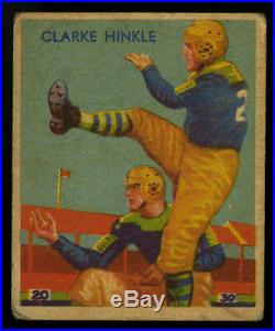 1935 National Chicle Football#24clarke Hinklecenteredhofgreen Bay Packers