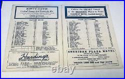 1937 GREEN BAY PACKERS Vs CHICAGO BEARS Rare Program Wrigley Field Pre War HOF