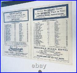 1937 GREEN BAY PACKERS Vs CHICAGO BEARS Rare Program Wrigley Field Pre War HOF