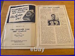 1938 Green Bay Packers vs New York Giants Official NFL Program