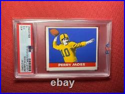 1948 Leaf #10 Perry Moss PSA 5 RARE TAN VARIATION Green Bay Packers / Illinois