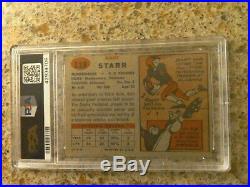 1957 Topps #119 Bart Starr Packers ROOKIE Football card PSA Graded 2.5