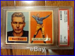 1957 Topps #119 Bart Starr Rookie HOF PSA 8 Green Bay Packers