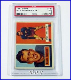 1957 Topps Football Howard Ferguson #132 Green Bay Packers PSA 7