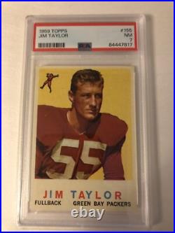 1959 Topps #155 Jim Taylor Rookie RC HOF Green Bay Packers