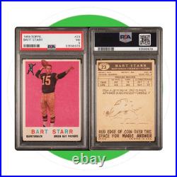 1959 Topps NFL Football 23 Bart Starr PSA 3 Green Bay Packers