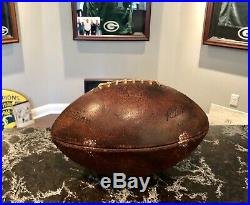 1960s Thorp Leather Duke Football Green Bay Packers Game Used Bears