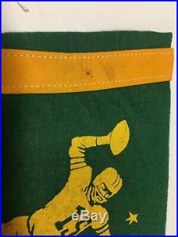 1960s Vintage Green Bay Packers Wisconsin Nfl Football Pennant 11.5x29 World Ch