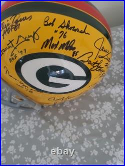 1961 Green Bay Packers Team Signed Helmet