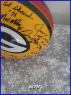 1961 Green Bay Packers Team Signed Helmet