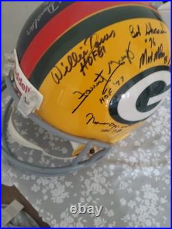 1961 Green Bay Packers Team Signed Helmet