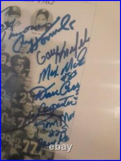 1962 Green Bay Packers Autographed Team Picture! 21 Sigs Gtp! Price Drop