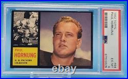 1962 Topps Football #64 PAUL HORNUNG PSA 6 EX-MINT? HOF? Green Bay Packers