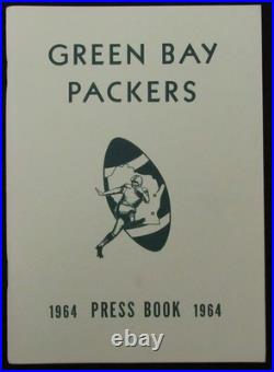 1964 Green Bay Packers Media/Press Guide 188820