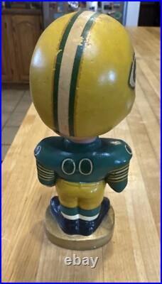 1965-1968 Green Bay Packers Football bobble head Nodder real face realistic