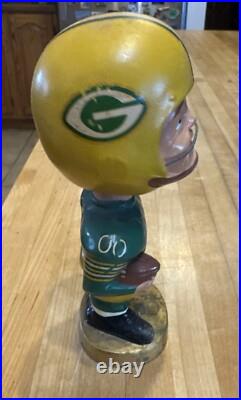 1965-1968 Green Bay Packers Football bobble head Nodder real face realistic