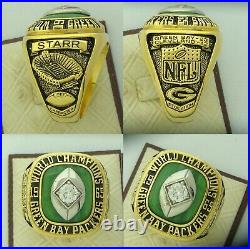1965 Green Bay Packers NFL Football Championship Replica Fan Ring Bart Star
