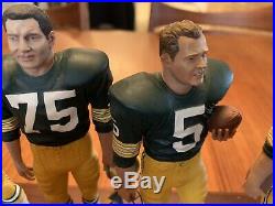 1966 GREEN BAY PACKERS Danbury Mint figurines 1999 Starr Lombardi Nitschke