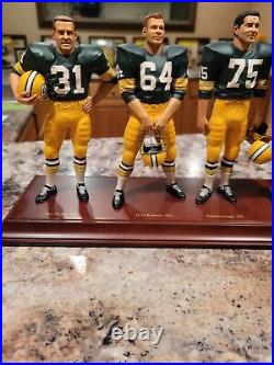 1966 Green Bay Packers Danbury Mint Figure Statue Starr Lombardi Super Bowl