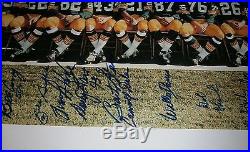 1966 PACKERS SB I team signed 16x20 photo 34 AUTOS Bart Starr Taylor Hornung JSA