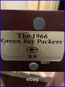 1966 Team Green Bay Packers Danbury Mint Figure Statue Starr Lombardi Super Bowl