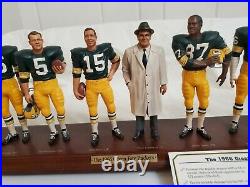 1966 green bay packers 10 figurine masterpiece from The Danbury Mint