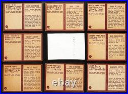 1967 Philadelphia Football Cards Green Bay Packers Complete Team Set (13) 200319