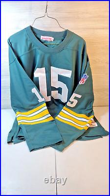 1969 Mitchell & Ness NFL Green Bay Throwback Packers Bart Starr Jersey Size 54