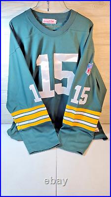 1969 Mitchell & Ness NFL Green Bay Throwback Packers Bart Starr Jersey Size 54