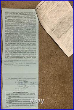 1969 Ray Nitschke Green Bay Packers Player Contract