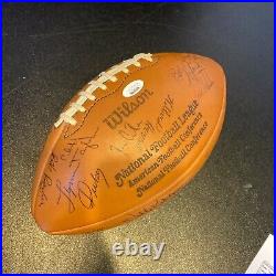 1976 Green Bay Packers Team Signed Wilson NFL Game Football Bart Starr JSA COA