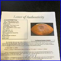 1976 Green Bay Packers Team Signed Wilson NFL Game Football Bart Starr JSA COA