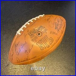 1976 Green Bay Packers Team Signed Wilson NFL Game Football Bart Starr JSA COA