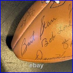 1976 Green Bay Packers Team Signed Wilson NFL Game Football Bart Starr JSA COA