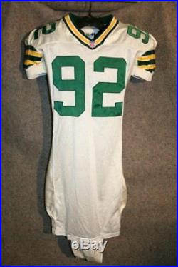 1995 Reggie White Green Bay Packers Game Worn Used Jersey Gordon Batty Team LOA