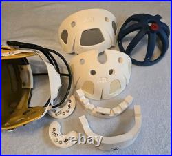 1995 Schutt Green Bay Packers Full-Size Helmet with 2005 NOCSAE Recert Display