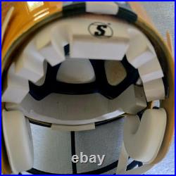 1995 Schutt Green Bay Packers Full-Size Helmet with 2005 NOCSAE Recert Display