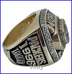 1996 Green Bay Packers Super Bowl Champions 10K Brett Favre Championship Ring