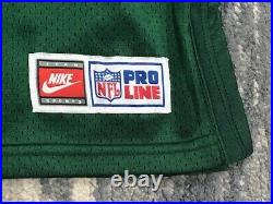 1997 Nike Brett Favre Green Bay Packers Signed Auto Pro Cut Game Jersey vtg