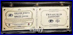 1/1 2019 National Treasures Football Booklet Cut Signature Favre/White Packers