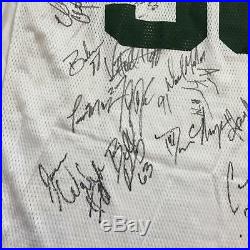 2002 Green Bay Packers Team Signed Authentic On Field Reebok Jersey
