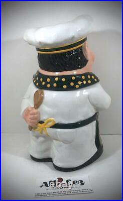 2004 GREEN BAY PACKERS CHEF COOKIE JAR NFL 1st IN SERIES MEMORY CO. CERAMIC READ