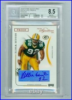2004 Playoff Prime Signatures Proofs Bronze Reggie White Auto 69/92 Bgs Packers