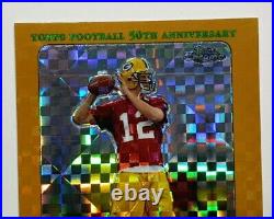 2005 Aaron Rodgers Auto #190 Topps Chrome Rookie Card Autograph